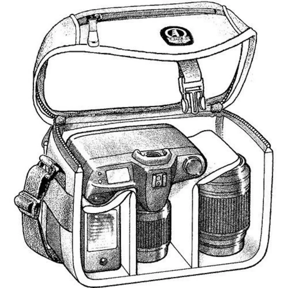 Tamrac 5501 Explorer 1 Camera & Lens Case (Blue)- 9.0 x 6 3/4 x 8 1/2